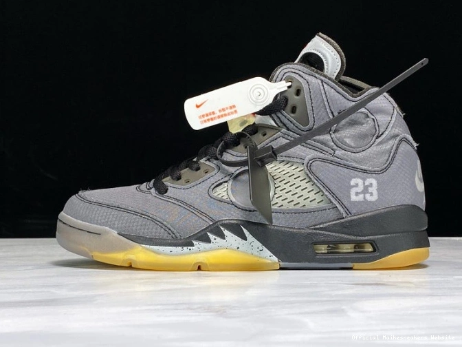 Official Maikesneakers Jordan 5 CT8480-001 x Air Off-White Black 0817
